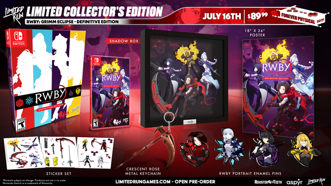 Switch Limited Run #113: RWBY: Grimm Eclipse - Collector's Edition