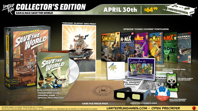 Sam & Max Save the World (PC) Collector's Edition