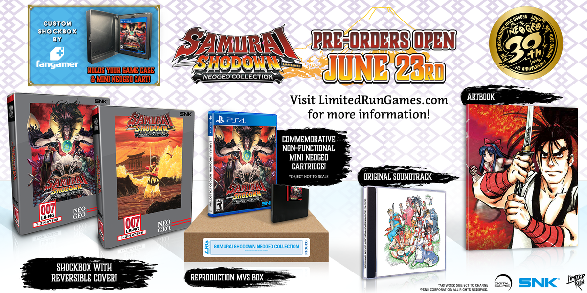 Samurai Shodown NEOGEO Collection Classic Edition (PS4) – Limited Run Games