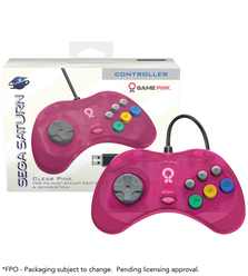 Official Sega Saturn Pink USB Controller