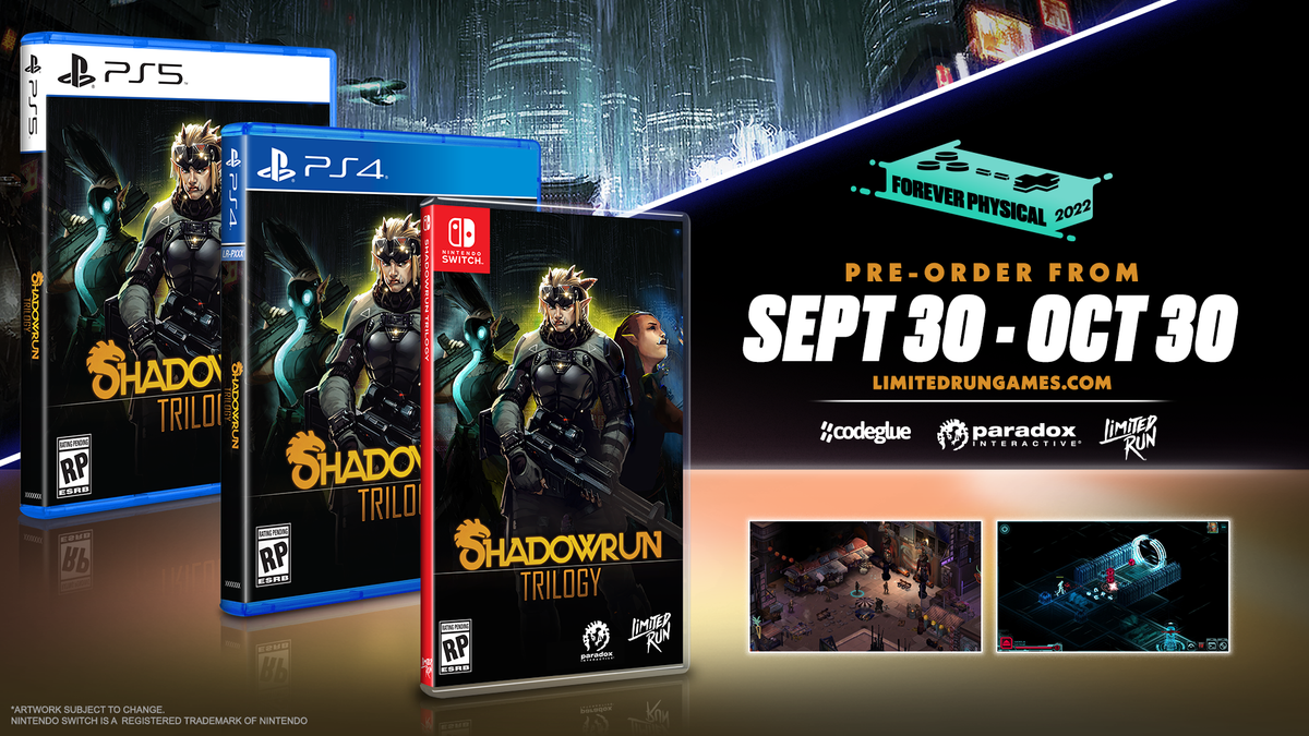 Limited Run #481: Shadowrun Trilogy (PS4)