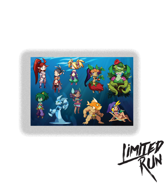 Shantae and the Seven Sirens Sticker Sheet (PAX Exclusive)