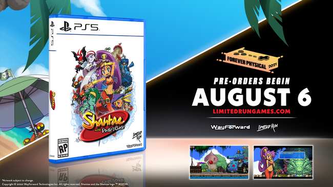 PS5 Limited Run #5: Shantae and the Pirate's Curse