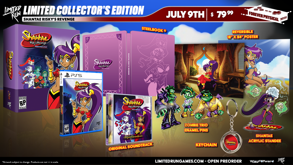 PS5 Limited Run #4: Shantae: Risky's Revenge - Director's Cut — Collector's Edition