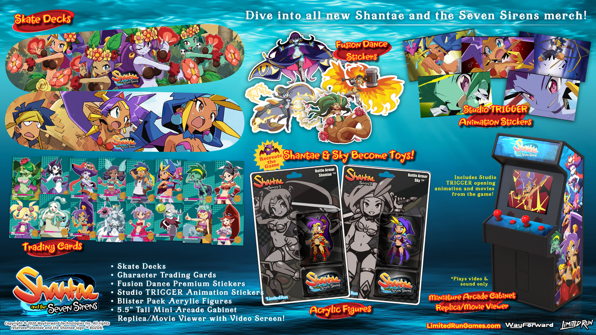 Shantae and the Seven Sirens Mini Arcade Cabinet