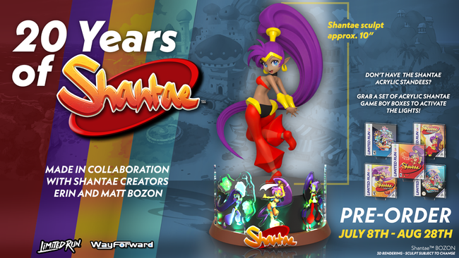 Shantae 20th Anniversary Statue