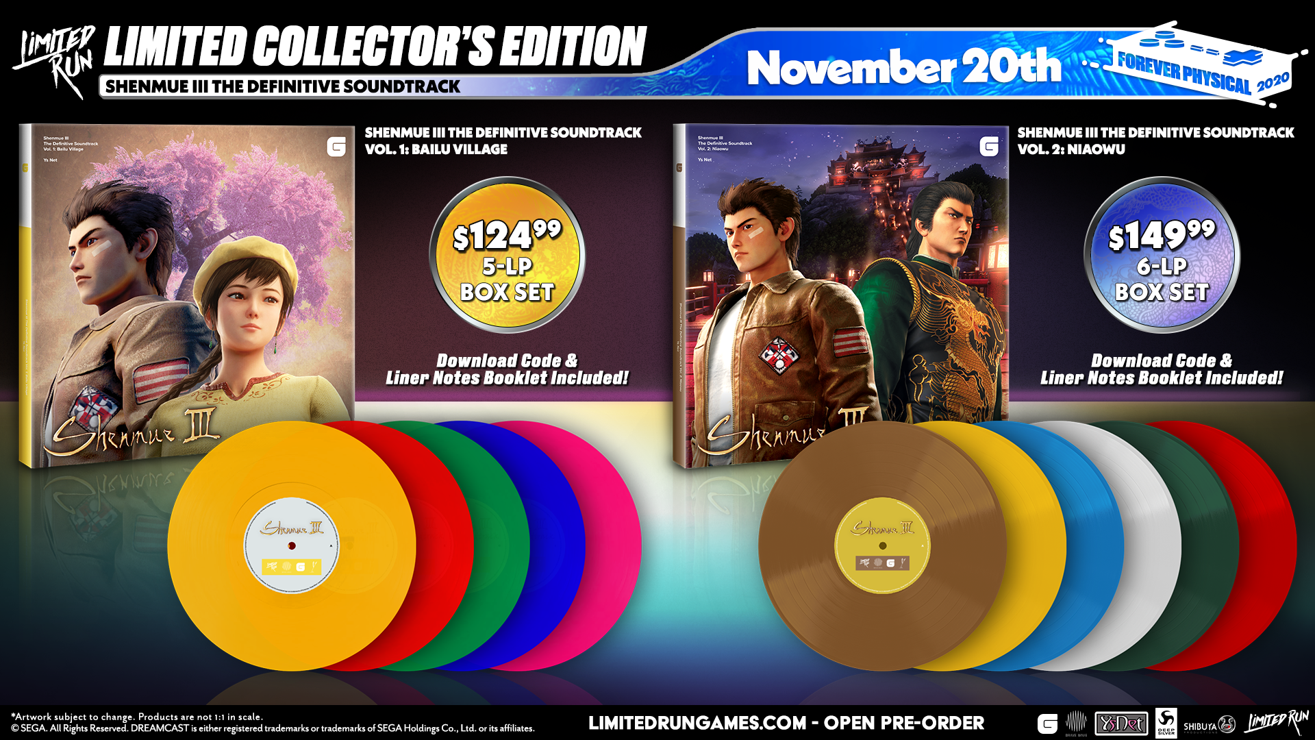 Shenmue Vinyl レコード シェンムー DATA002: Shenmue – DATA DISCS