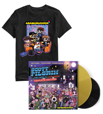 Scott Pilgrim Vs. The World: The Game Vinyl Soundtrack And Shirt Bundle