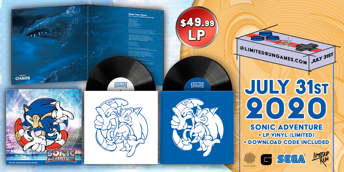 Sonic Adventure - 2LP Vinyl Soundtrack
