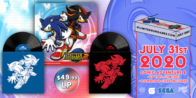 Sonic Adventure 2 - 2LP Vinyl Soundtrack