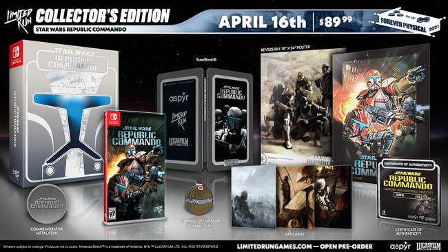 Switch Limited Run #103: Star Wars: Republic Commando Collector's Edition