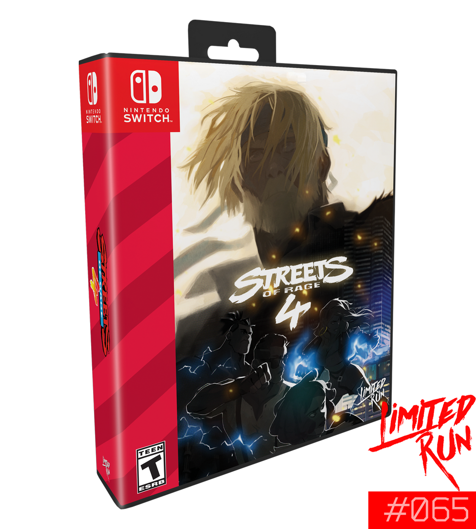 Switch Limited Run #65: Streets of Rage 4 Classic Edition Switch Limited Run #65: Streets of Rage 4 Classic Edition