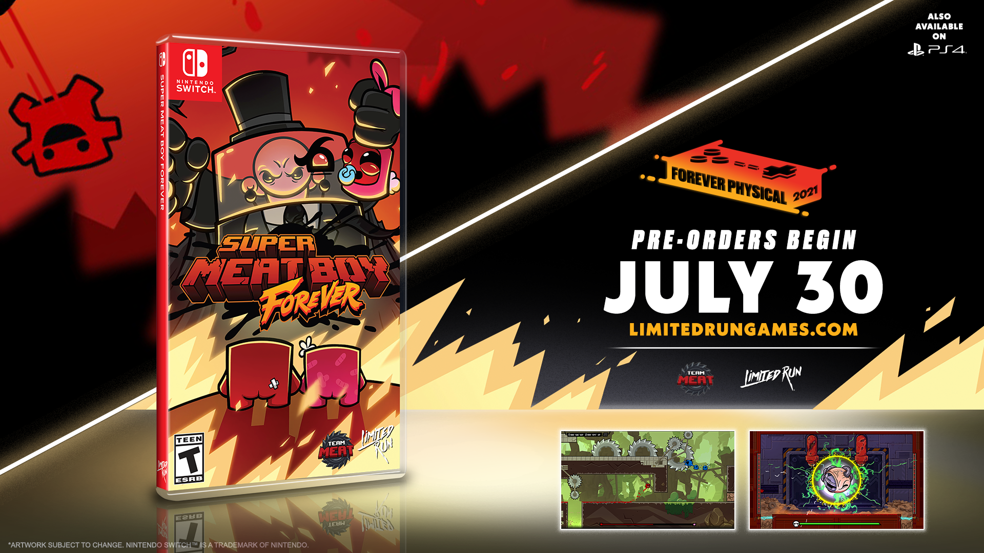 Switch Limited Run #116: Super Meat Boy Forever Collector's