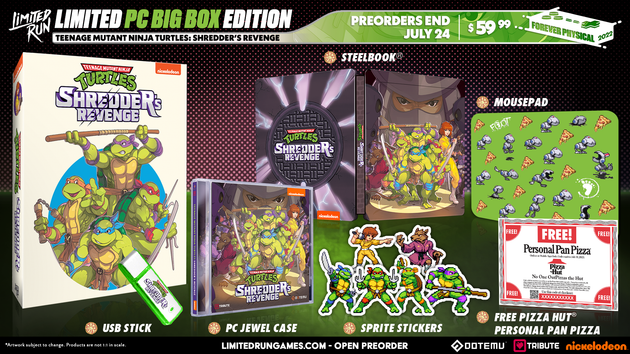Teenage Mutant Ninja Turtles: Shredder's Revenge PC Big Box Edition (PC)