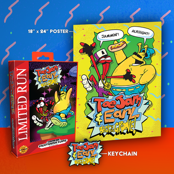 ToeJam & Earl Collectible Retro Case Funkothon Exclusive