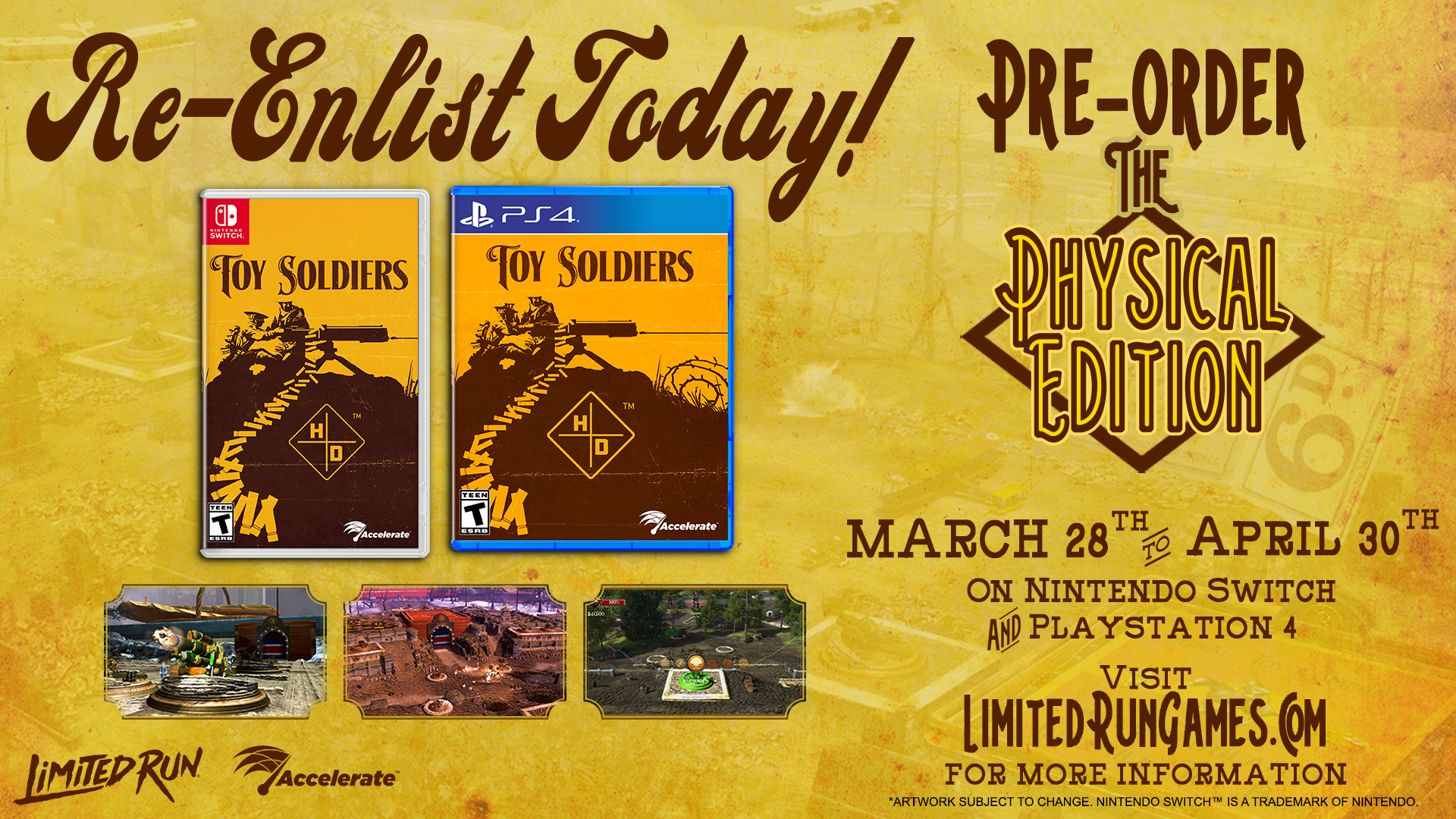 Toy Soldiers HD (Switch) – Limited Run Games Toy Soldiers HD (Switch) – Limited Run Games
