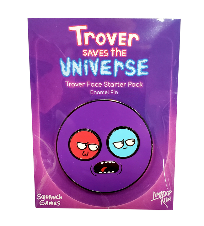 Trover Saves the Universe: Trover Face Pin