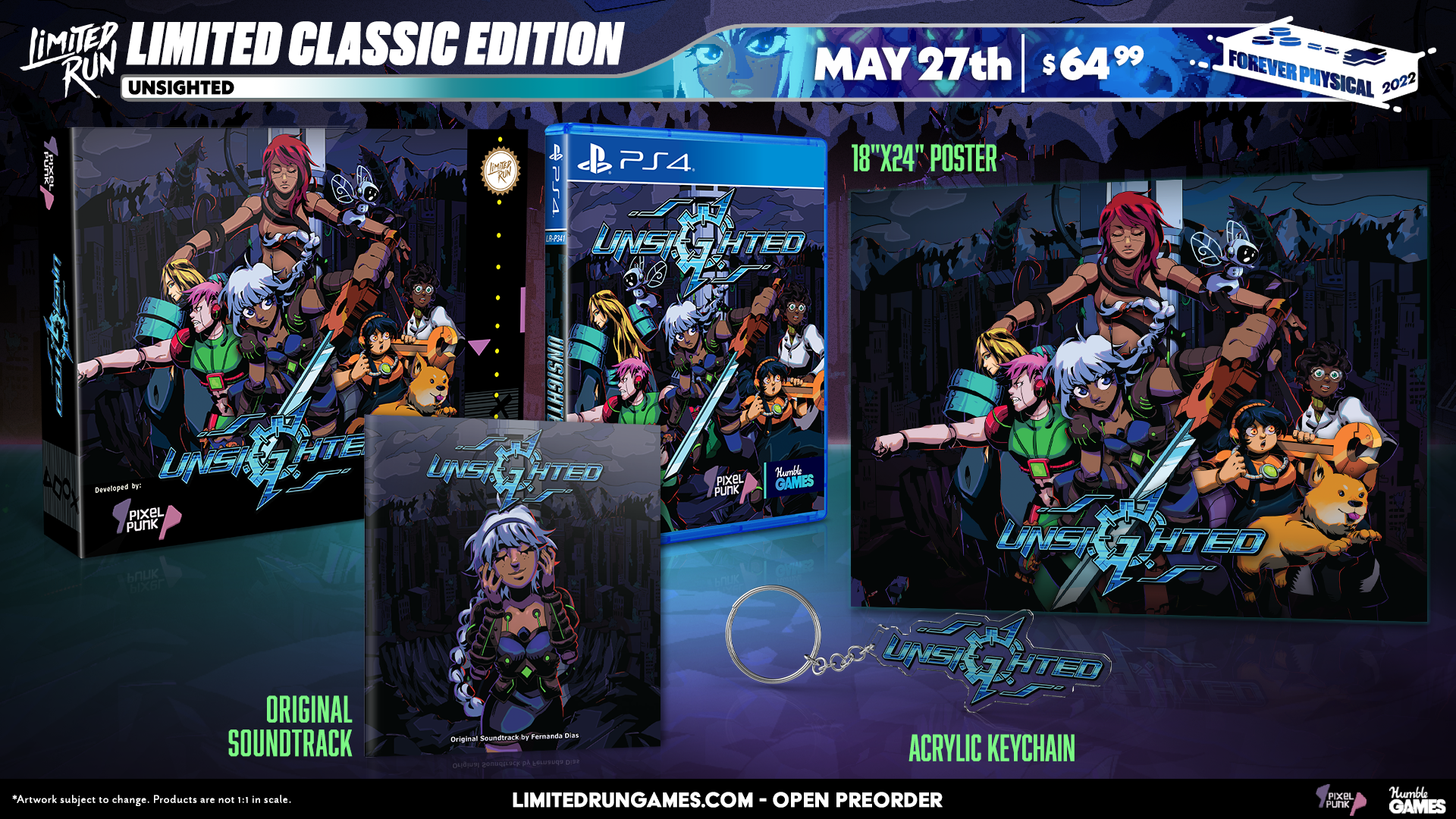 Limited Run #464: UNSIGHTED Collector's Edition (PS4) – Limited