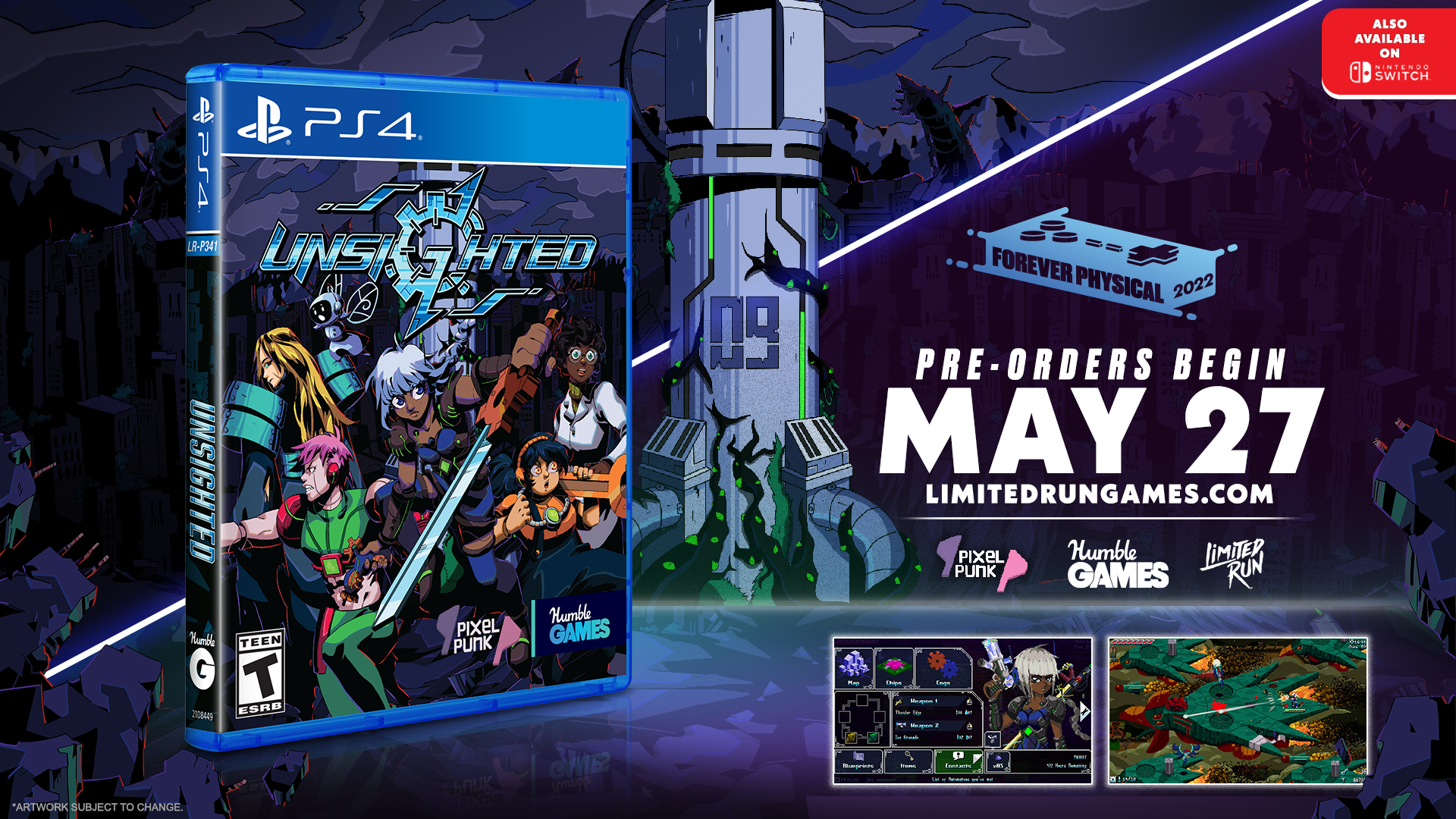 Limited Run #464: UNSIGHTED (PS4) – Limited Run Games
