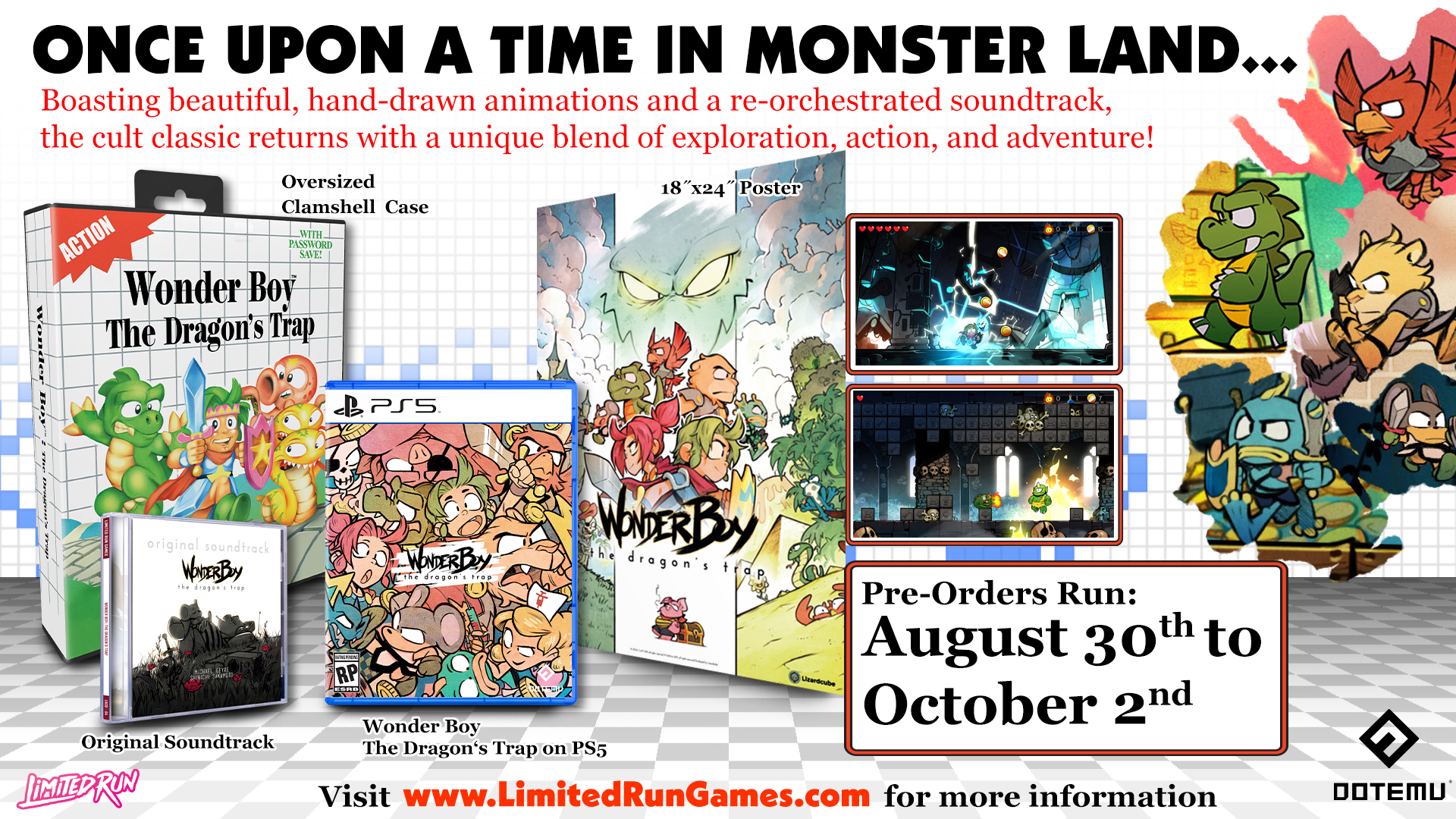 Wonder Boy: The Dragon's Trap Collector's Edition (PS5) – Limited