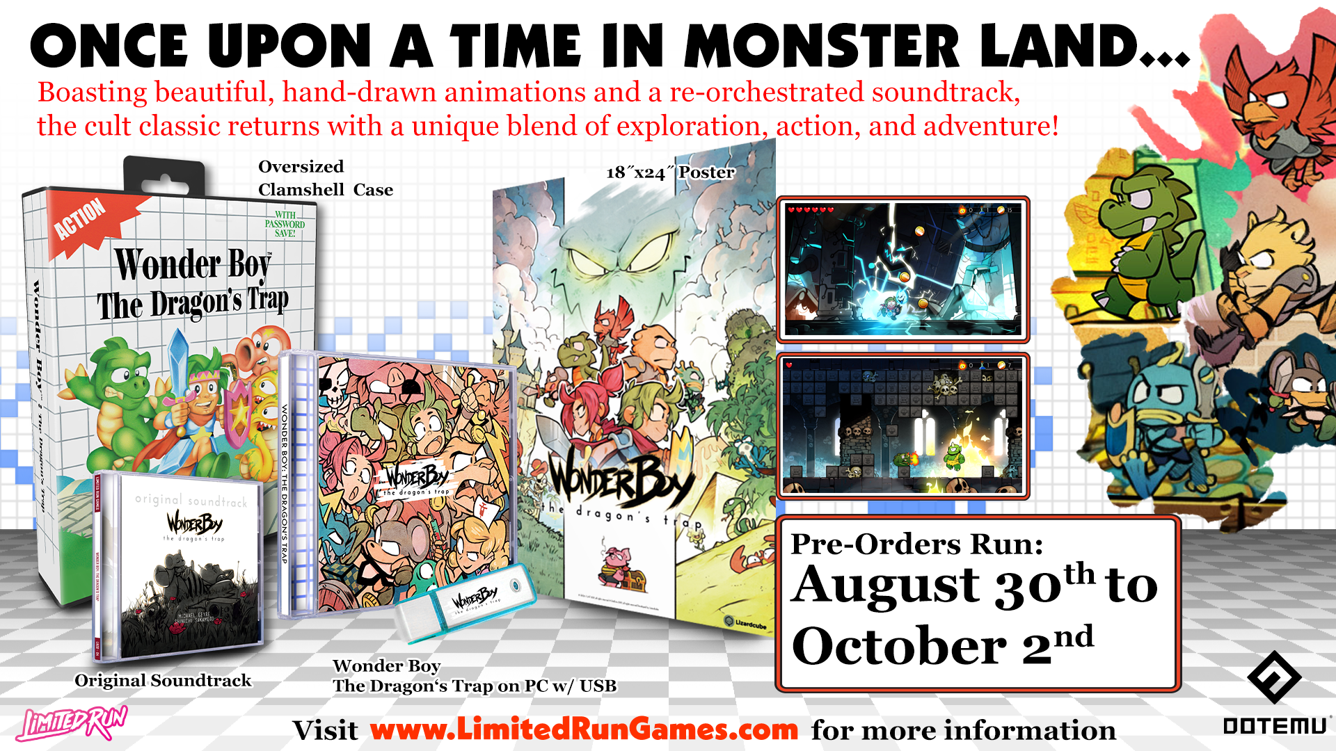 Wonder Boy: The Dragon's Trap Collector's Edition (PC) – Limited