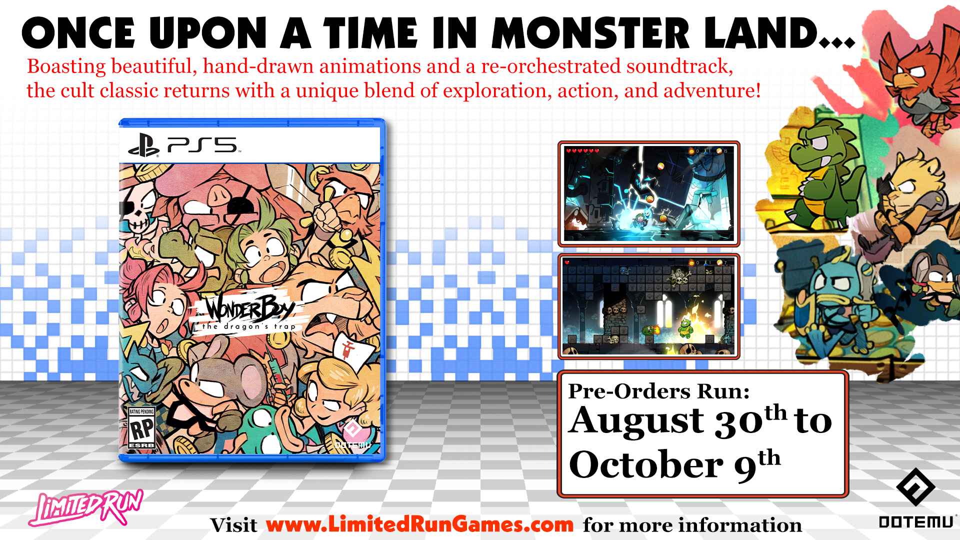 PS5 Wonder Boy The Dragon's Trap / ワンダーボ Wonder Boy: The Dragon's Trap (PS5) – Limited Run Games