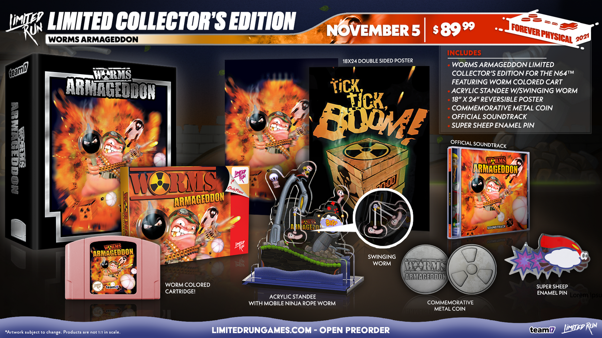 Worms Armageddon Premium Collector's Edition (N64)
