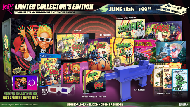 Limited Run #414: Zombies Ate My Neighbors & Ghoul Patrol Collector's Edition (PS4)