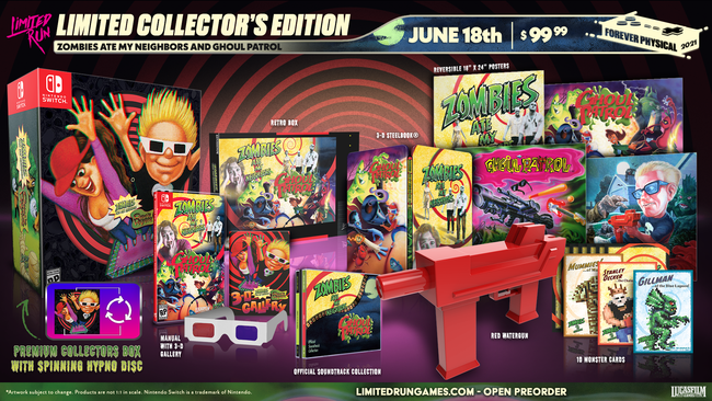 Switch Limited Run #112: Zombies Ate My Neighbors & Ghoul Patrol Collector's Edition