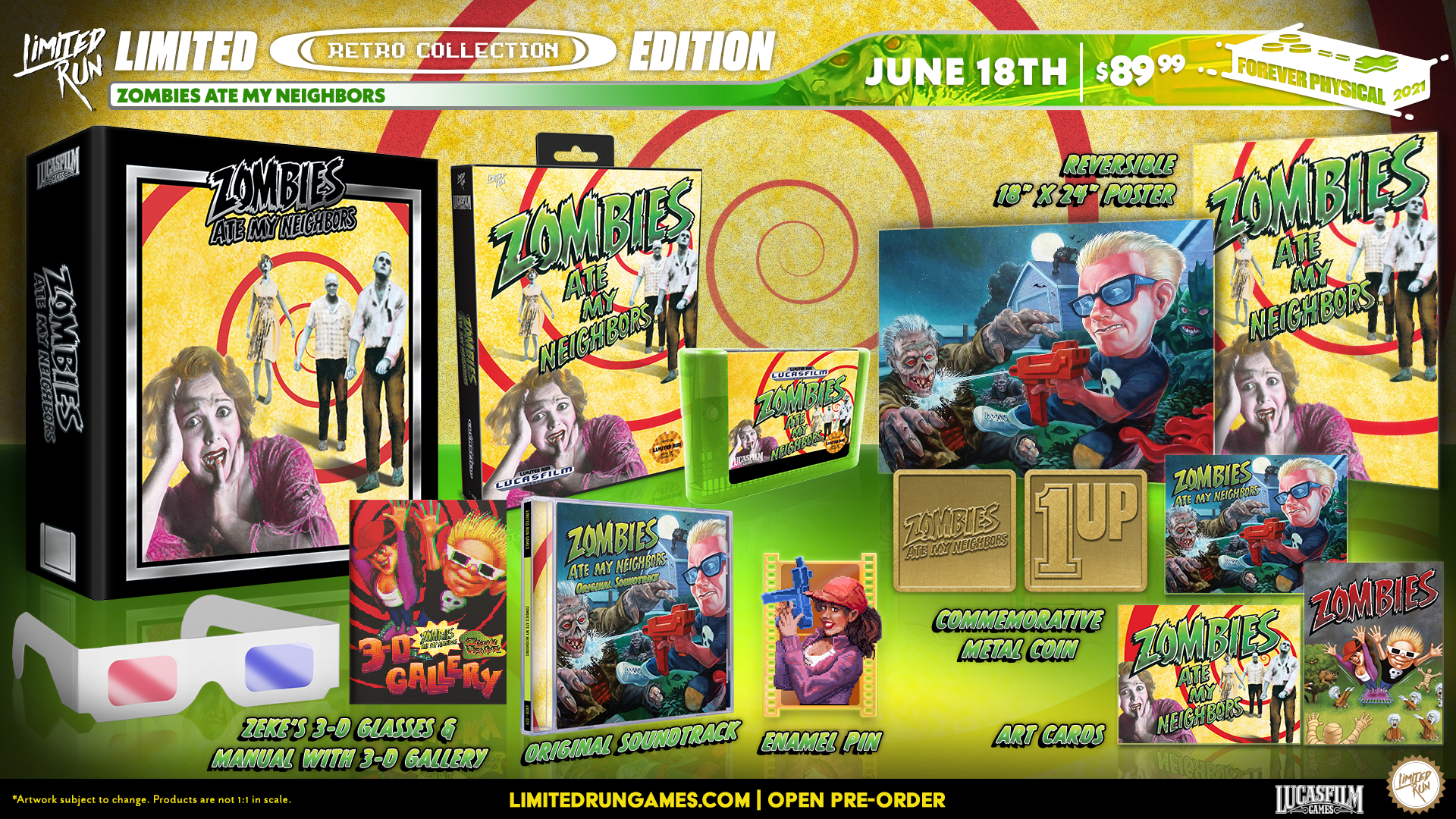 Zombies Ate My Neighbors Premium Edition (Genesis) – Limited Run Games Zombies Ate My Neighbors Premium Edition (Genesis) – Limited Run Games