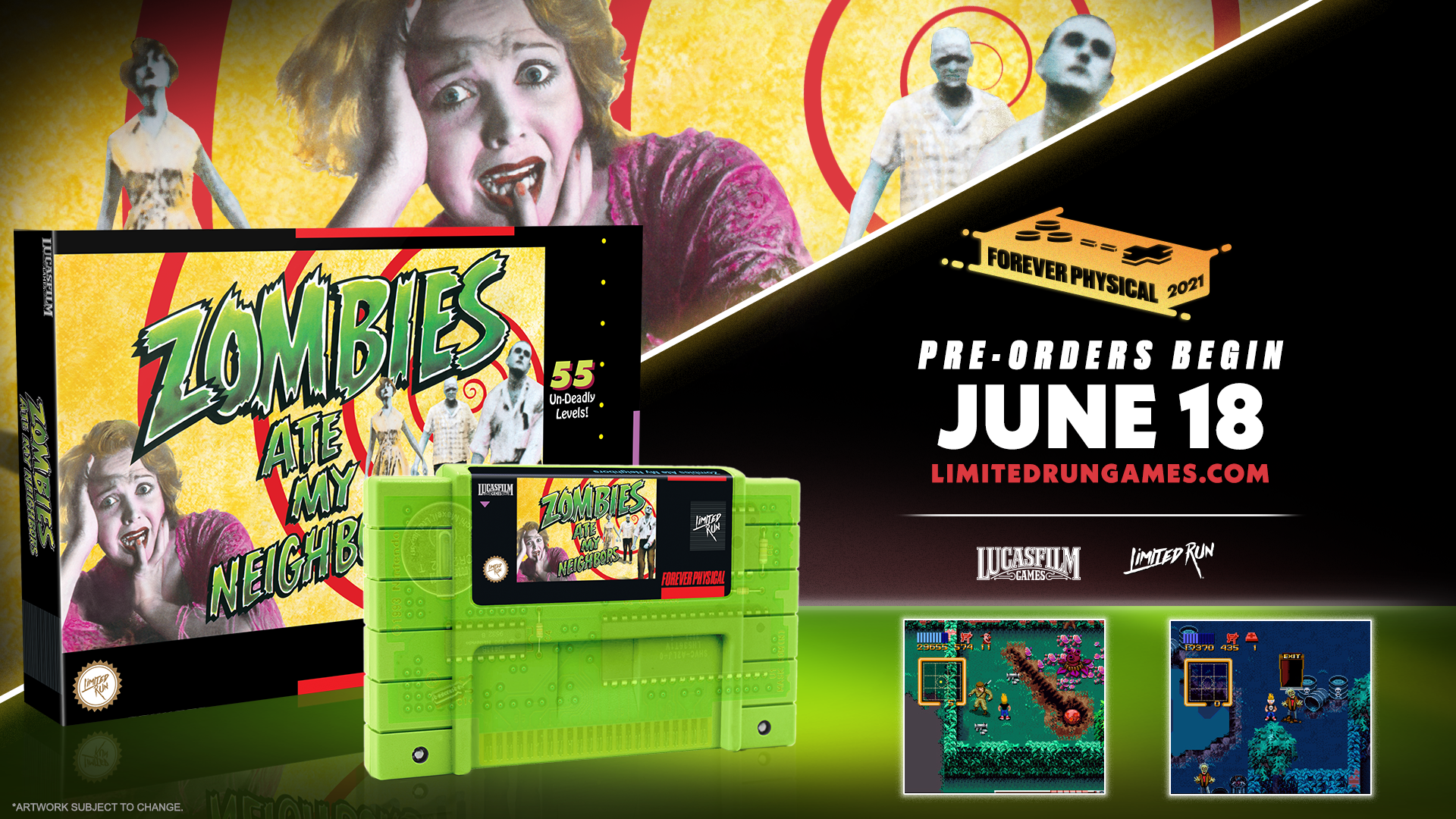 Zombies Ate My Neighbors (SNES) – Limited Run Games Zombies Ate My Neighbors (SNES) – Limited Run Games