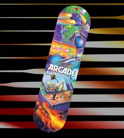 Arcade Classics Anniversary Collection Skateboard Deck
