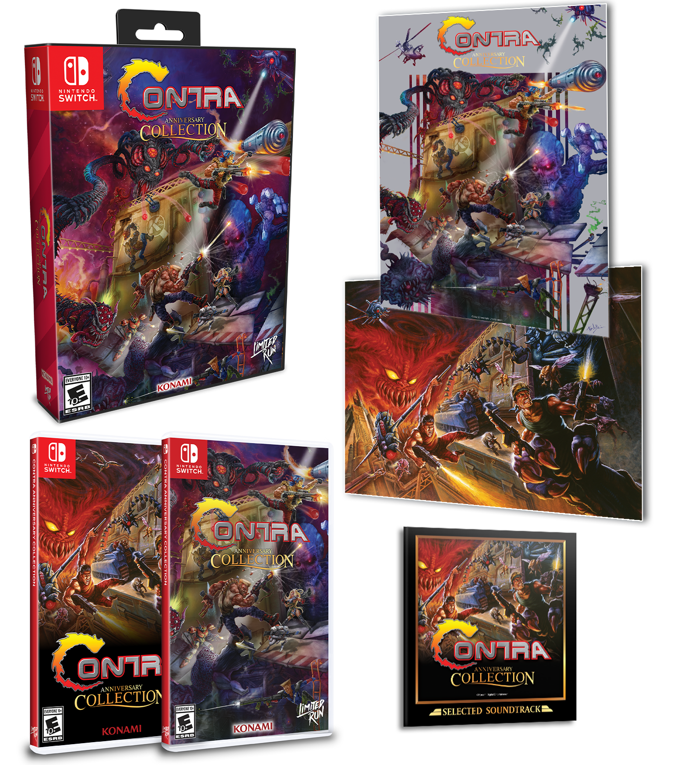 Contra Anniversary Collection Hard Corps Edition - PS4 (USA) - Neuf Sous Cello - Limited Run Games