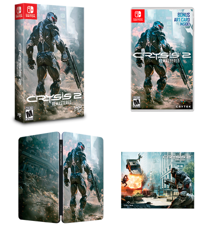 Limited Run Games CRYSIS REMASTERED For Nintendo Switch – Premium SLIPCOVER Only (Brand New)