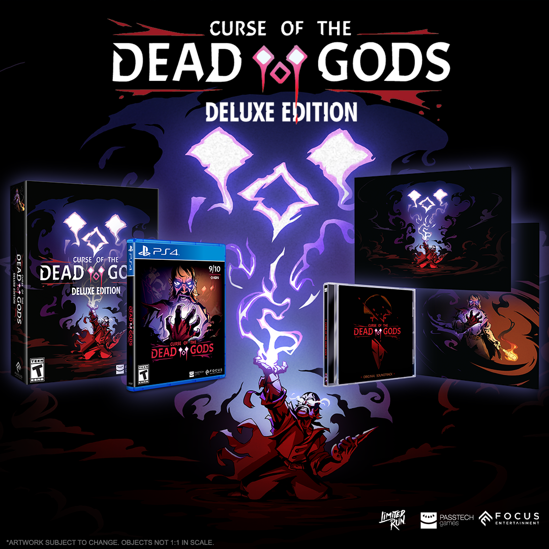 Couges Curse Game Cover Curse of the Dead Gods Deluxe Edition (PS4) – Limited Run Games