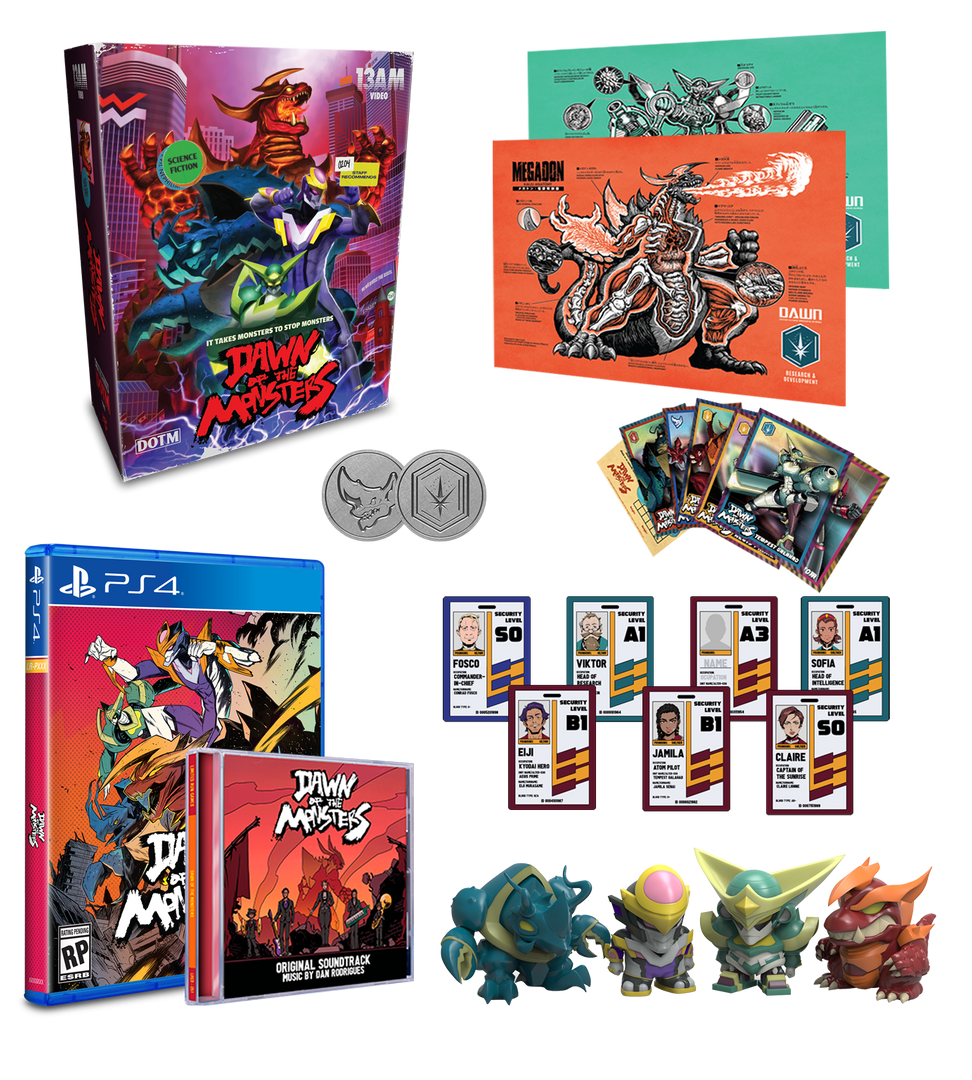 dawn of the monsters ps4 Limited Run #448: Dawn of the Monsters Collector's Edition (PS4) – Limited Run Games