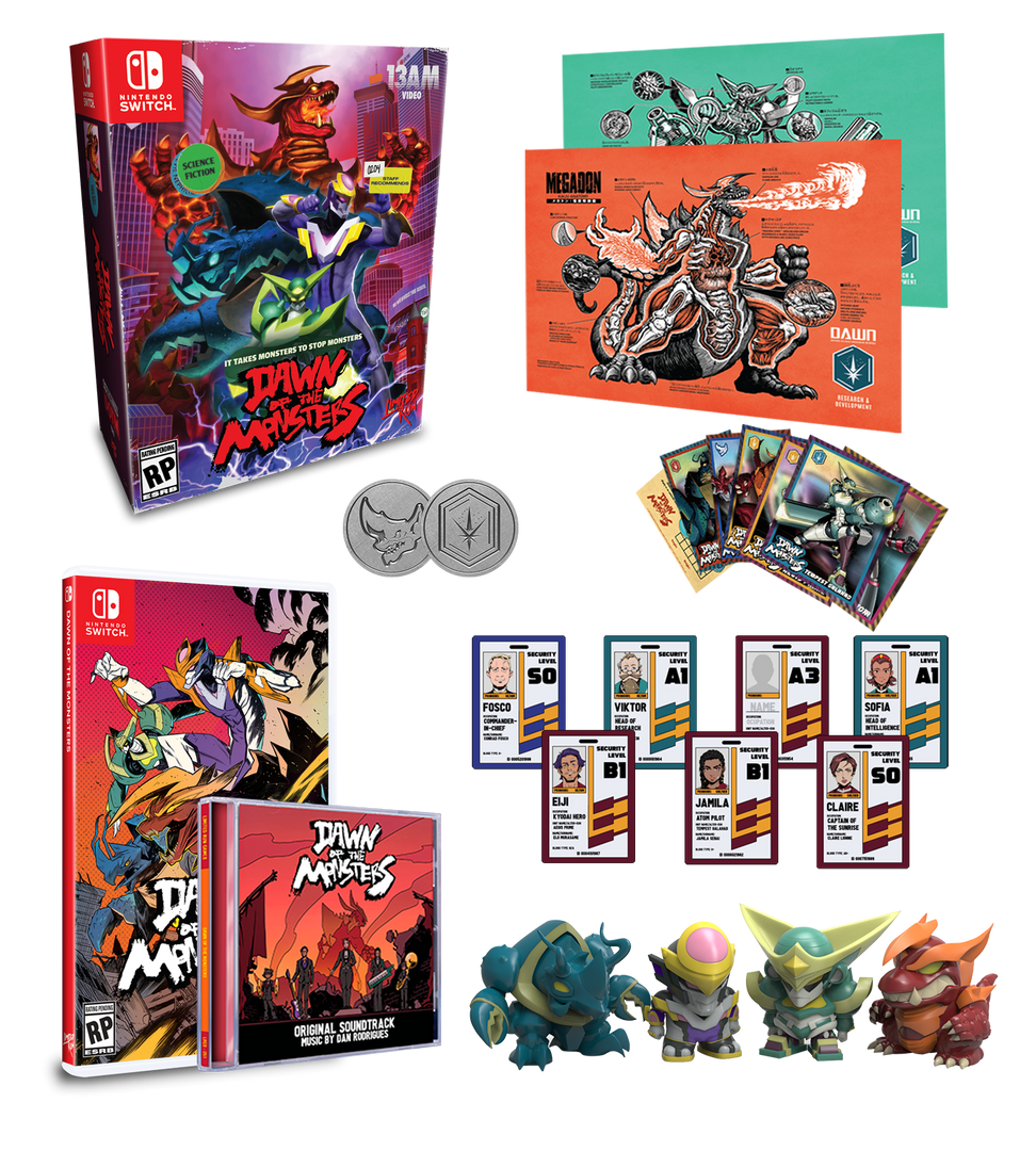 dawn of monsters Switch Limited Run #136: Dawn of the Monsters Collector's Edition – Limited Run Games