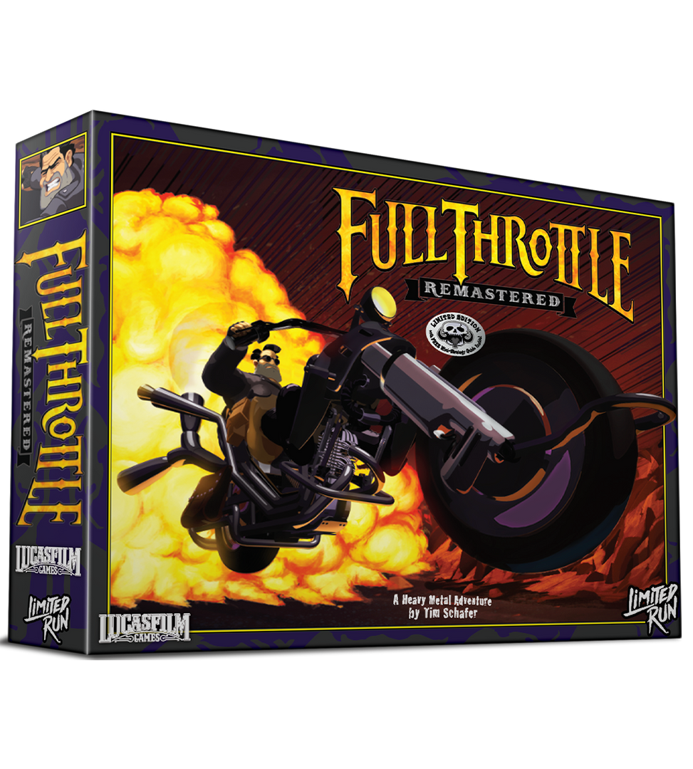 Limited Run Bottom Xbox Limited Run #4: Full Throttle Remastered Collector's Edition ...