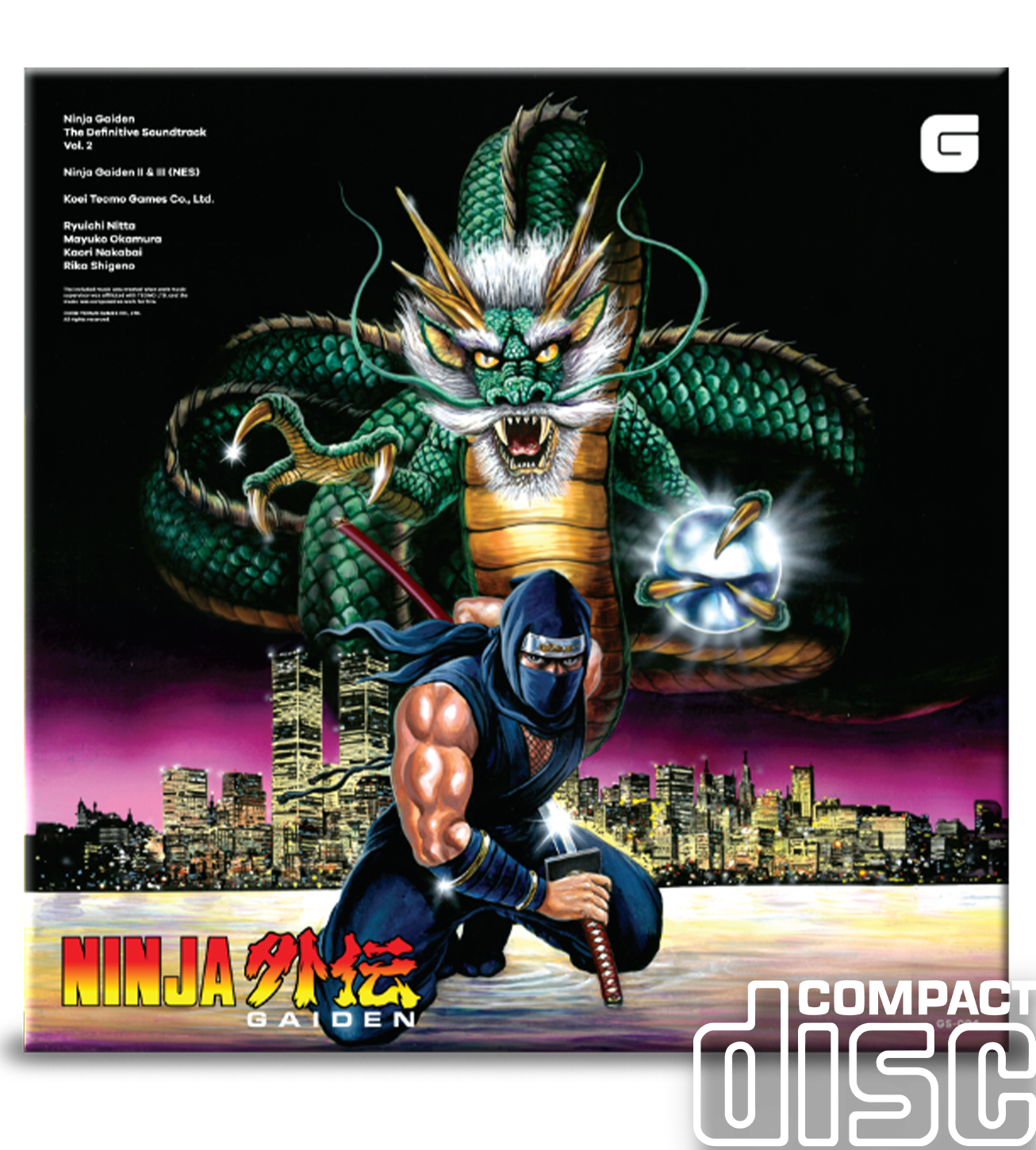 Ninja Gaiden The Definitive Soundtrack Vol. 2 CD Soundtrack Limited