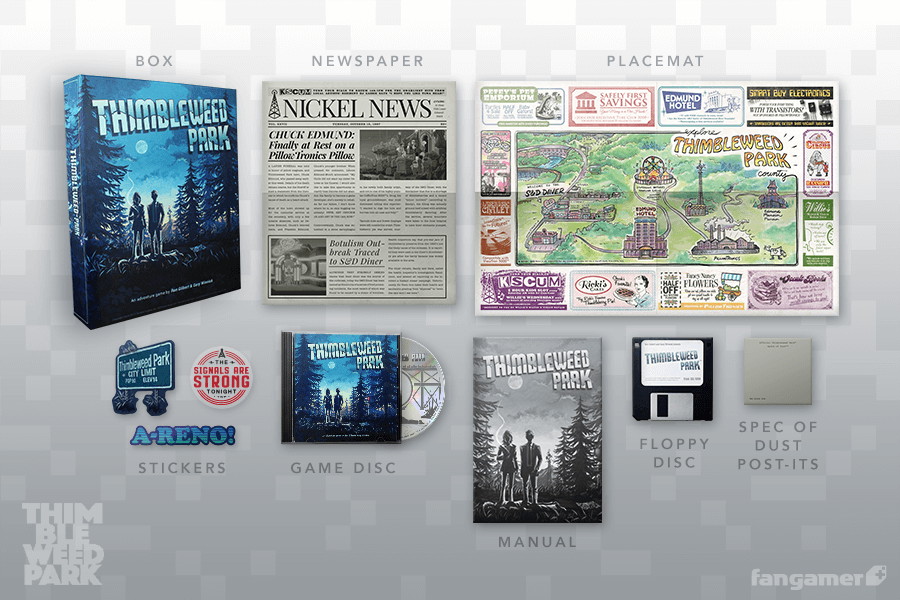 Thimbleweed Park Collector's Game Box (PC) Limited Run Games