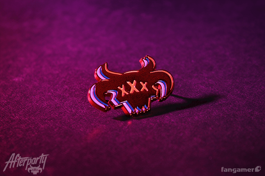 Afterparty: Demon Head Enamel Pin