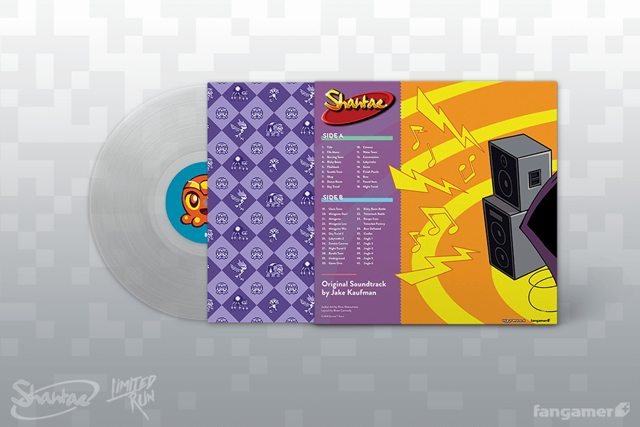 Shantae GBC Vinyl Soundtrack Clear Variant