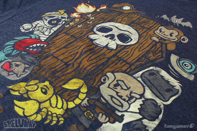 Spelunky Pitfalls and Perils Shirt