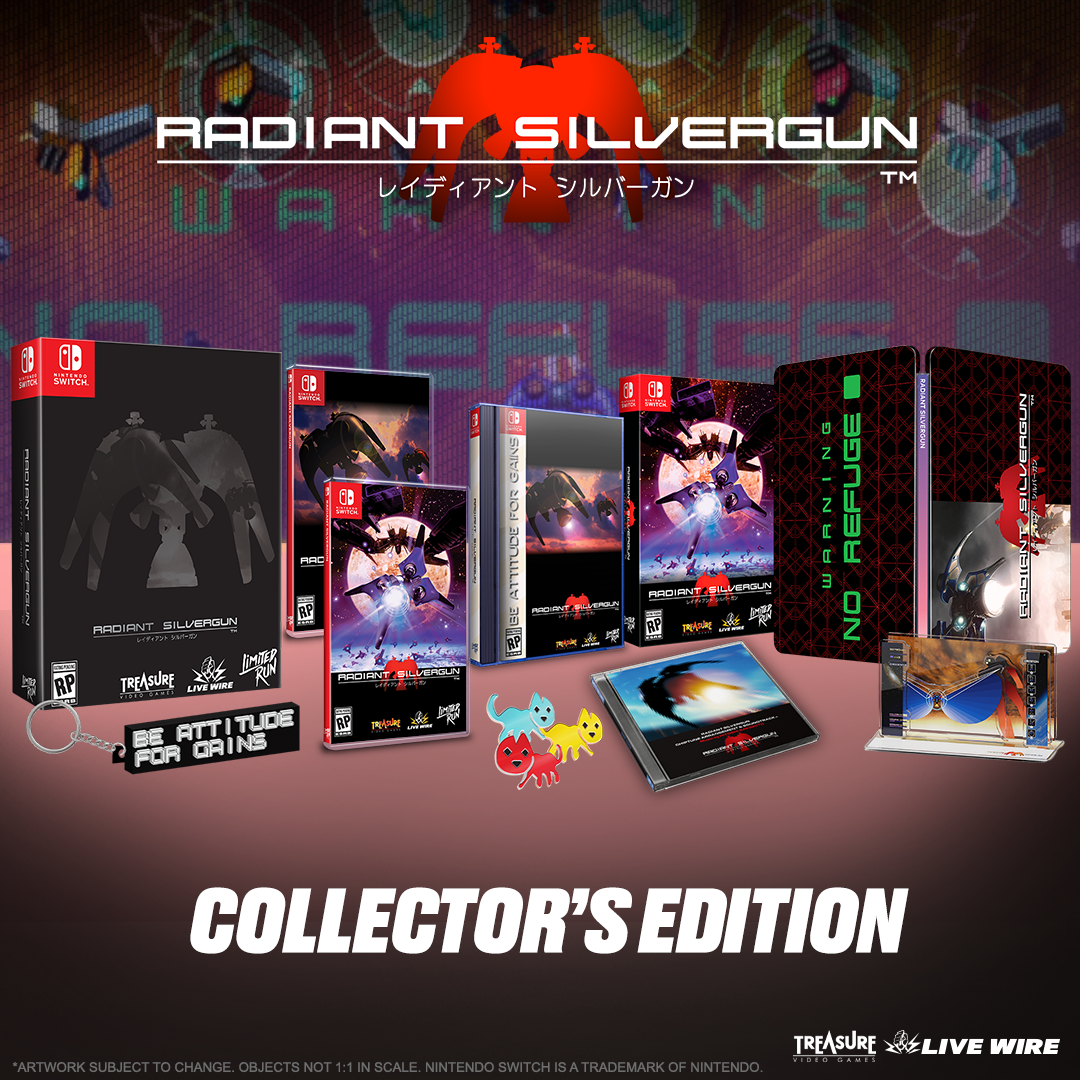 Switch Limited Run #164: Radiant Silvergun Collector's Edition ...