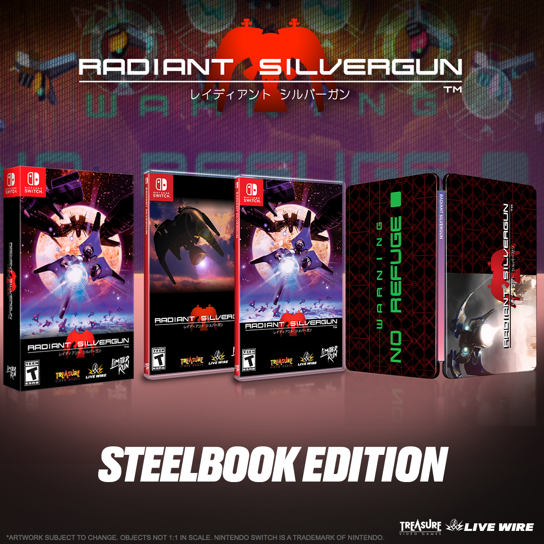 Switch Limited Run #164: Radiant Silvergun SteelBook Edition – Limited ...