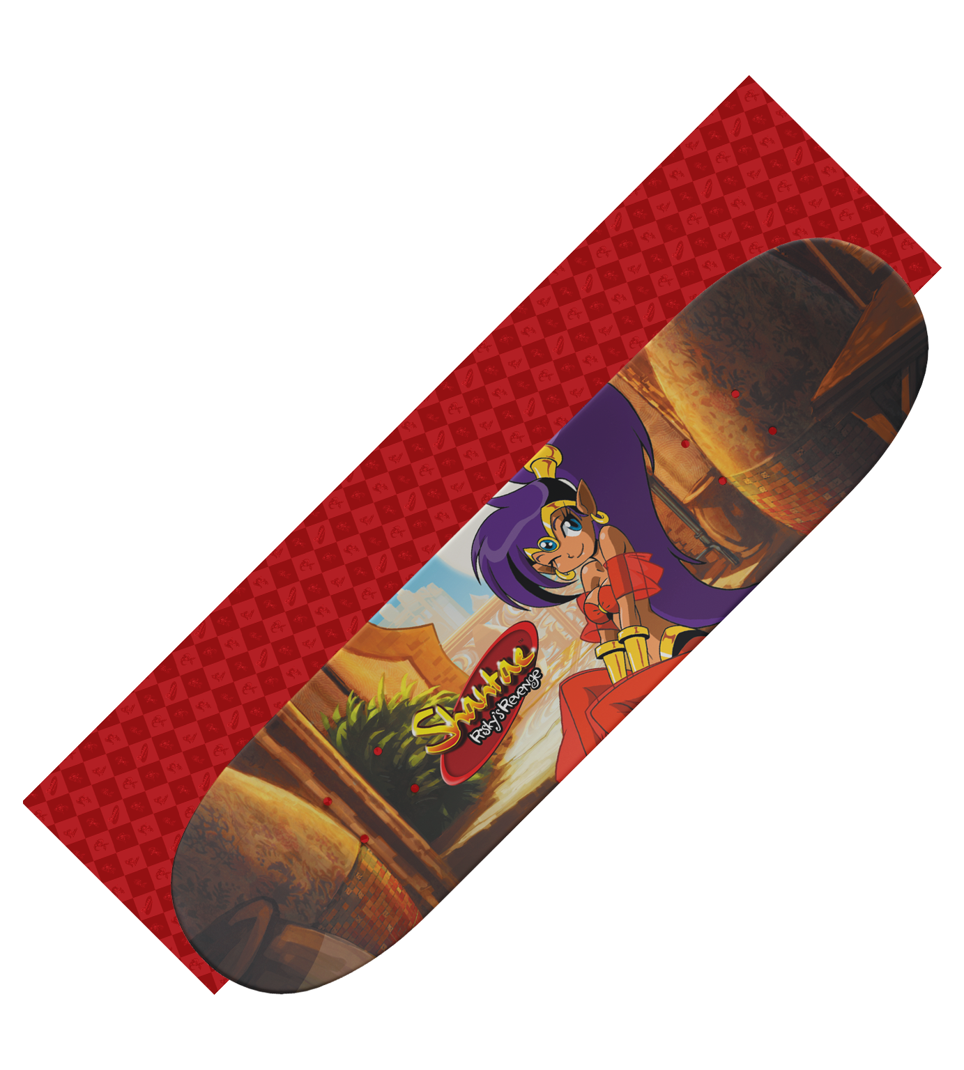 Shantae Riskys Revenge Skateboard Deck Sitting Limited Run Games 1101