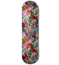 River City Girls 2 Sticker Bomb Skateboard Deck
