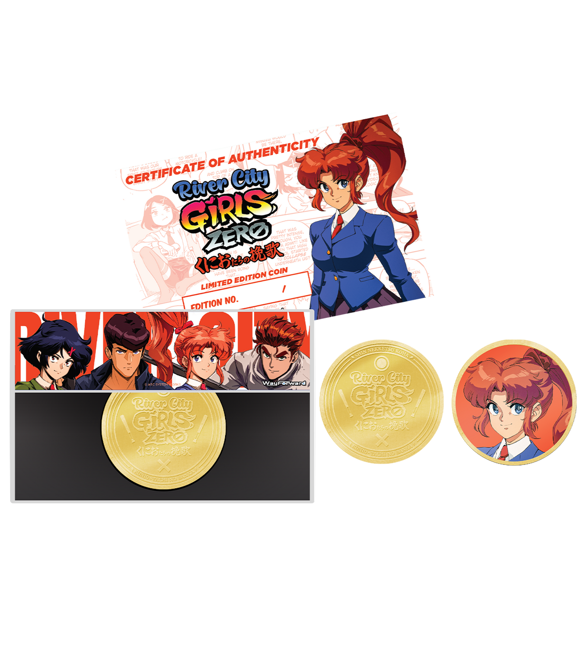 River City Girls Zero Kyoko Collectible Coin