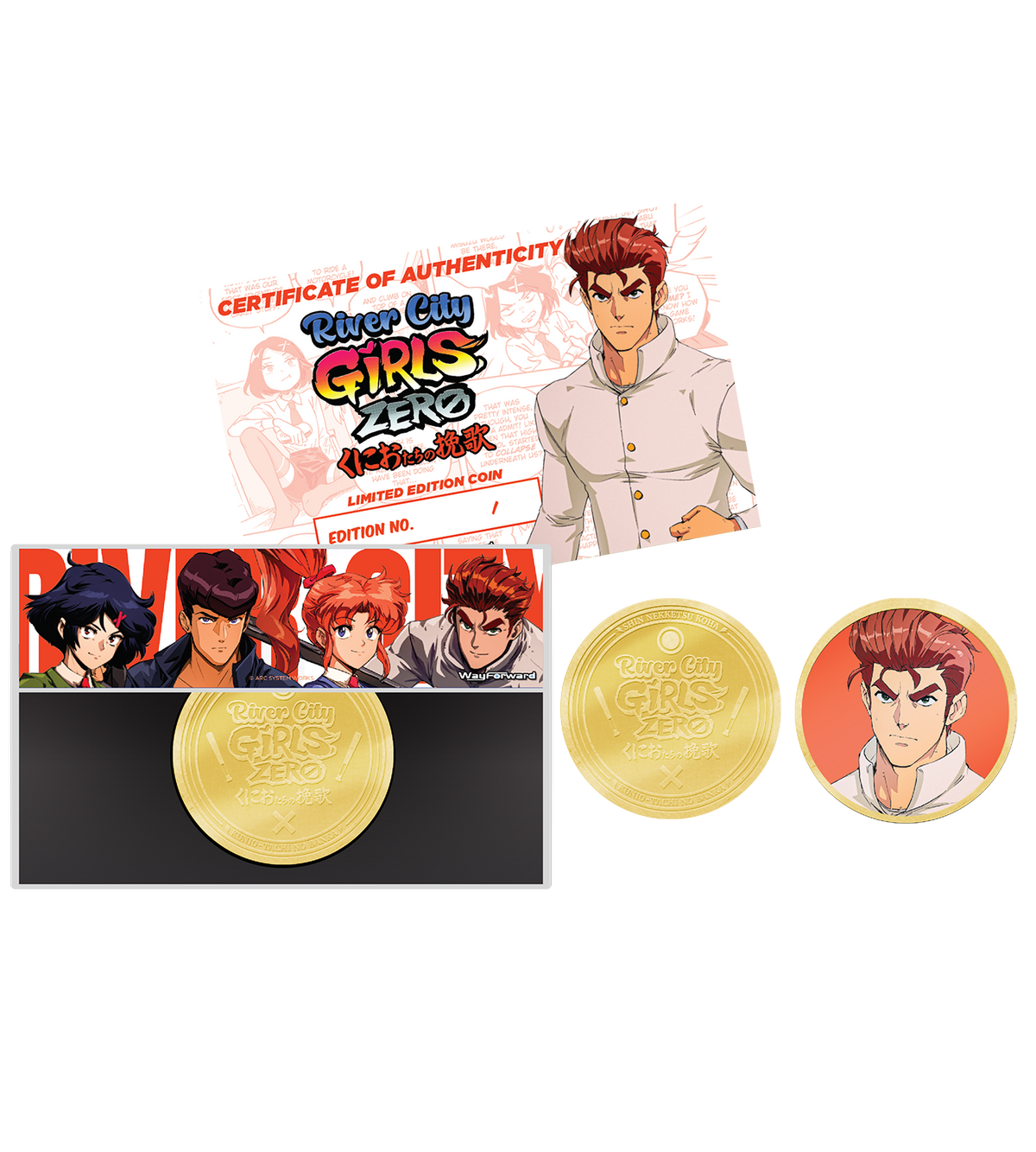 River City Girls Zero Kunio Collectible Coin