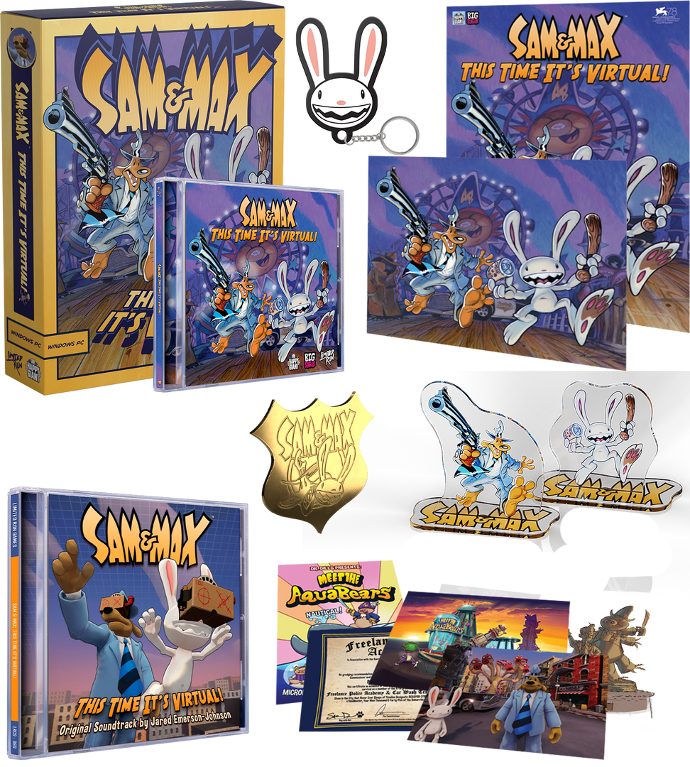 Sam Max Vehicle Sam & Max: This Time It's Virtual! Collector’s Edition (PCVR) – Limited ...